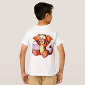Tigger Cartoon Tijger T-Shirt (Achterkant volledig)
