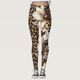 Tigger en zonnebloemen stijlvol leggings