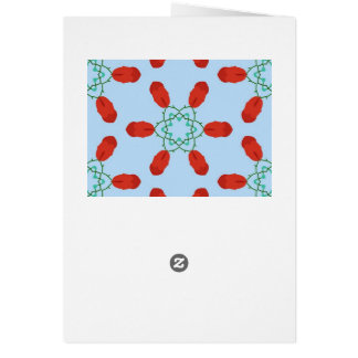 tiggroene bloemmotieven geometrisch patroonontwerp