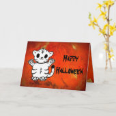 Tiggy-Happy Halloween Kaart (Gele Bloem)