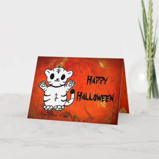 Tiggy-Happy Halloween Kaart (Voorkant)