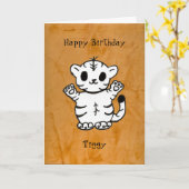 Tiggy Kaart (Gele Bloem)
