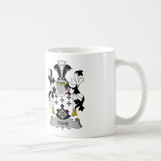 Tighe Family Crest Koffiemok (Rechts)