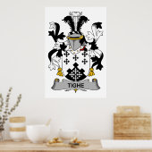 Tighe Family Crest Poster (Keuken)