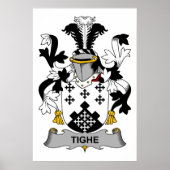 Tighe Family Crest Poster (Voorkant)