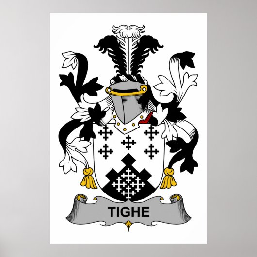 Tighe Family Crest Poster (Voorkant)