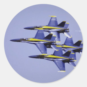 Tight diamond formation, Blue Angels, El Toro, Cal Ronde Sticker