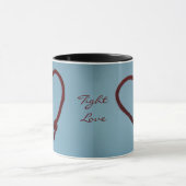 Tight Love Heart Cup. Een moderne mooie Mok (Midden)