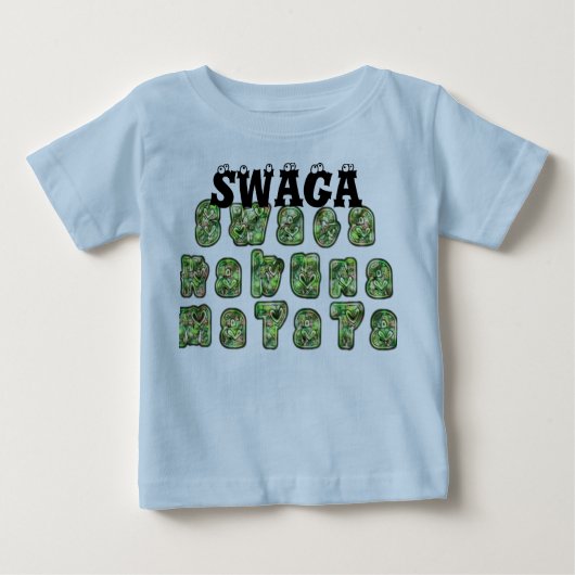 Tight Swaga Hakuna Matata Baby T-Shirt (Voorkant)