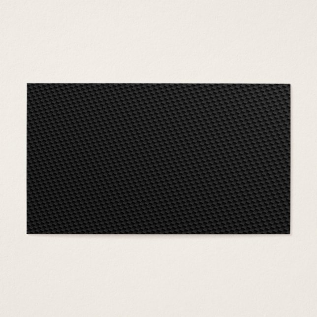 Tightly Woven Carbon Fiber Textured Visitekaartjes (Voorkant)