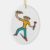 Tightrope Walking Keramisch Ornament (Rechts)