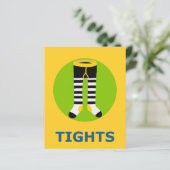 TIGHTS Flashcard voor Initiaal T 1 Lettergreep Woo (Staand voorkant)