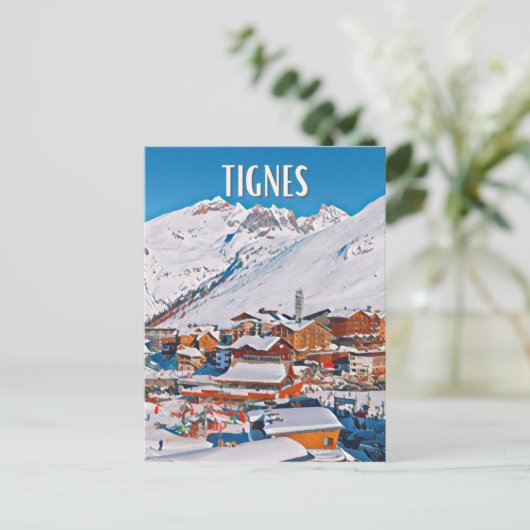 Tignes Briefkaart (Staand voorkant)