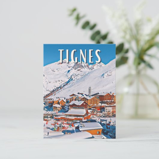 Tignes Briefkaart (Staand voorkant)