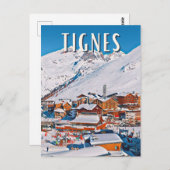 Tignes Briefkaart (Voorkant / Achterkant)
