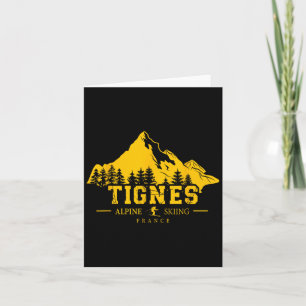 Tignes France Ski Resort Alpine Skiën Franse Alpen Kaart