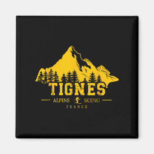 Tignes France Ski Resort Alpine Skiën Franse Alpen Magneet