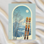 Tignes France skivakantie Briefkaart