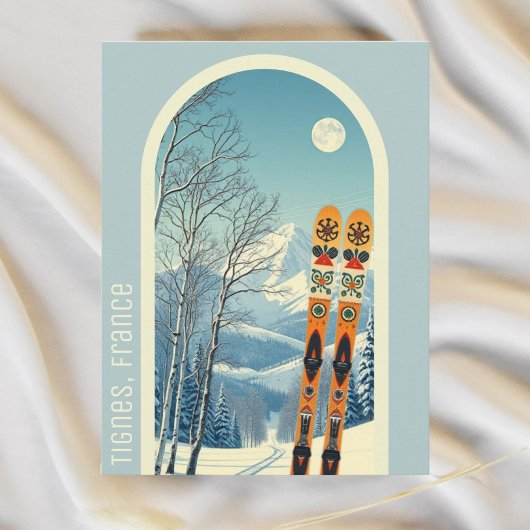 Tignes France skivakantie Briefkaart