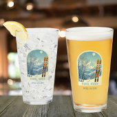 Tignes Frankrijk vakantie après ski bier glas