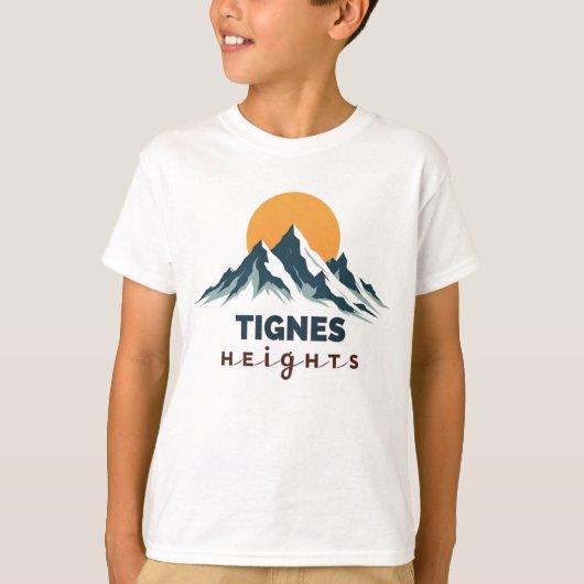 Tignes Heights Berg T-shirt (Voorkant)