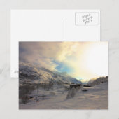 Tignes Les Bois Winter Sunrise Briefkaart (Voorkant / Achterkant)