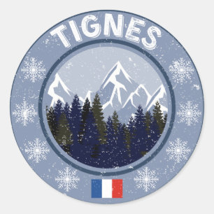 Tignes Ronde Sticker