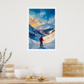 Tignes Ski Poster 1 (Keuken)