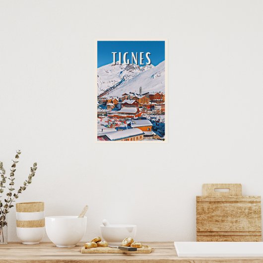 Tignes Skiresort Poster (Keuken)