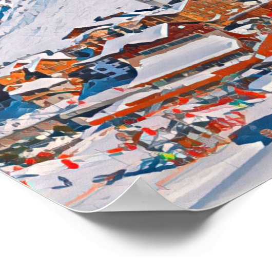 Tignes Skiresort Poster (Hoek)