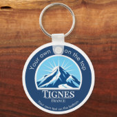 Tignes / Val d'Isère Frankrijk Mountain Sleutelhan Sleutelhanger (Voorkant)