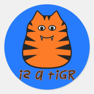 tiGR-Sticker Ronde Sticker