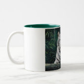tigre blanco tweekleurige koffiemok (Links)