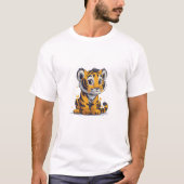 Tigre cachorro t-shirt (Voorkant)