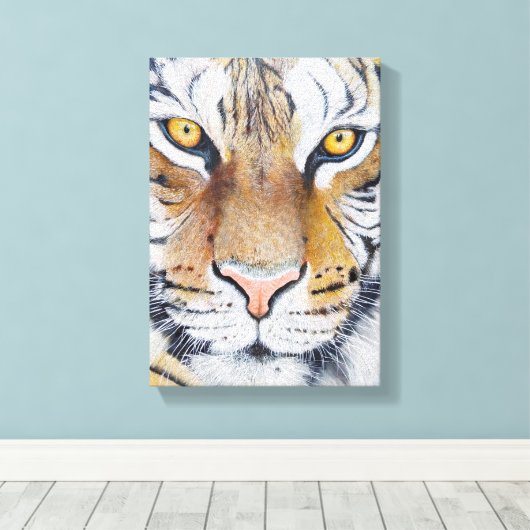 Tigre Canvas Afdruk (Insitu (Houten vloer))