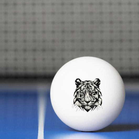 Tigre mirando pingpongbal (Net)