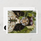 Tigresa Kahlo Briefkaart (Voorkant / Achterkant)