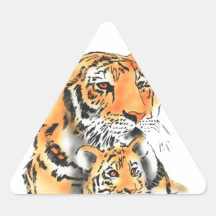 Tigress en Cub Sticker