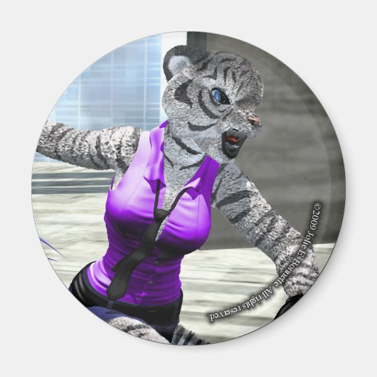 Tigress-magneet laden magneet (Voorkant)