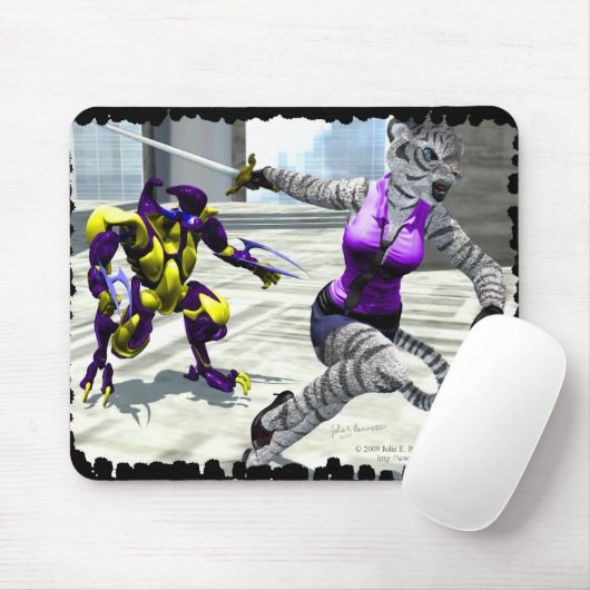 Tigress Mousepad laden Muismat (Met muis)