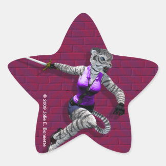 Tigress Star-Sticker laden Ster Sticker