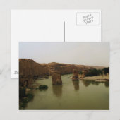Tigris River - Hasankeyf, Turkije Briefkaart (Voorkant / Achterkant)