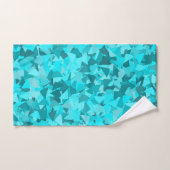 Tigroblauw Driehoek Patroon Bad Handdoek (Handdoek)