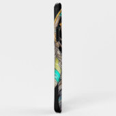 Tigroomenvanger Mysterieuze Boho Veren en Kralen Case-Mate iPhone Case (Achterkant/rechts)