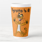 Tigrotto is 6-jarige jongen latte mok (Voorkant)