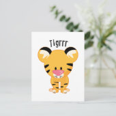 Tigrrr Briefkaart (Staand voorkant)