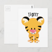Tigrrr Briefkaart (Voorkant / Achterkant)