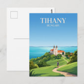Tihany Abdij Hongarije Briefkaart (Voorkant / Achterkant)
