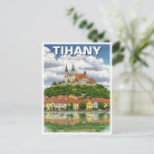 Tihany Hongarije Reizen Briefkaart (Staand voorkant)
