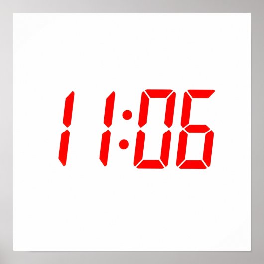 Tijd 11:06 poster (Voorkant)